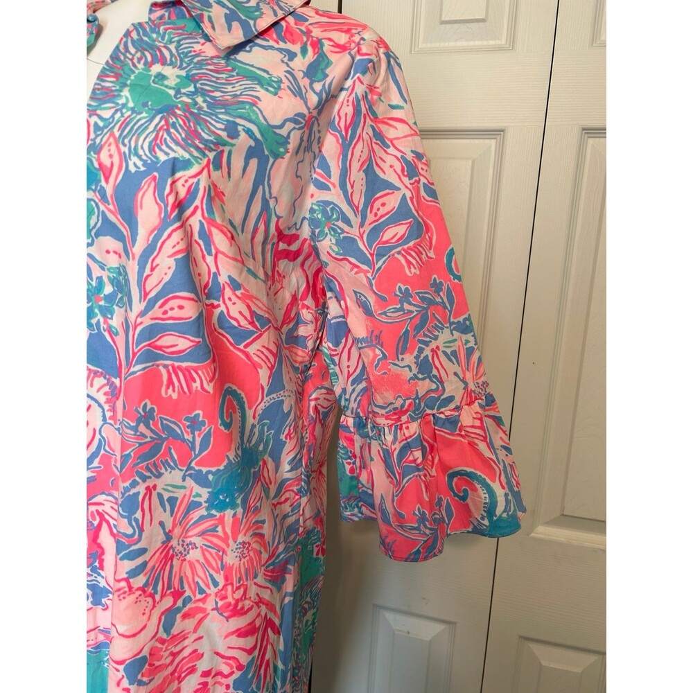 Lilly Pulitzer Ginger Stretch Dress Size 16 NWT - Picture 3 of 9